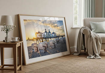 Wall Art | Sellin Pier on the Rügen island