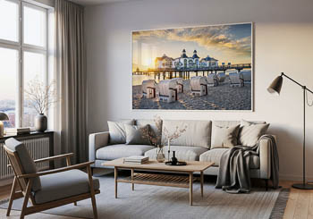 Wall Art | Sellin Pier on the Rügen island