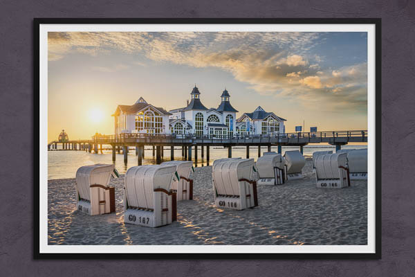 Fine Art Print | Sellin Pier on the Rügen island