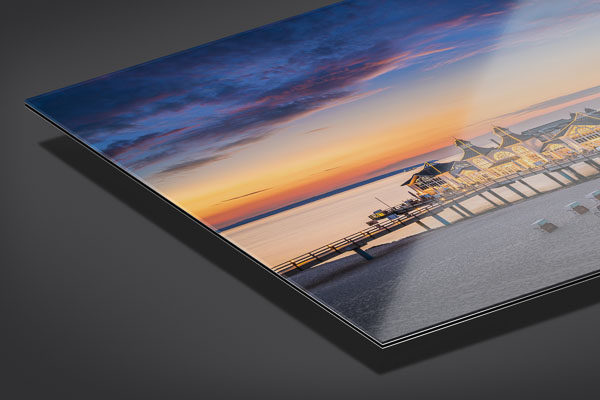 Acrylic Glass | Sunset at the Sellin Pier