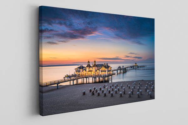 Canvas | Sunset at the Sellin Pier