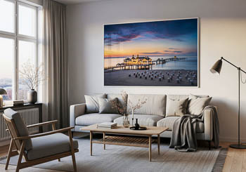 Wall Art | Sunset at the Sellin Pier