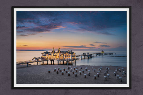 Fine Art Print | Sunset at the Sellin Pier