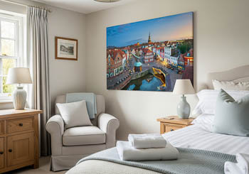 Wall Art | Historic harbor in Stade