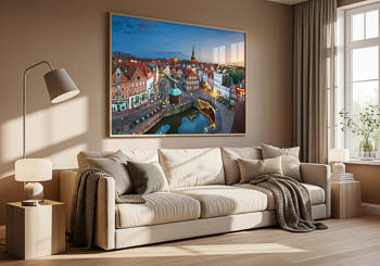 Wall Art | Historic harbor in Stade