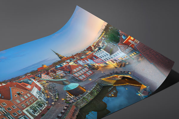 Fine Art Print | Historic harbor in Stade