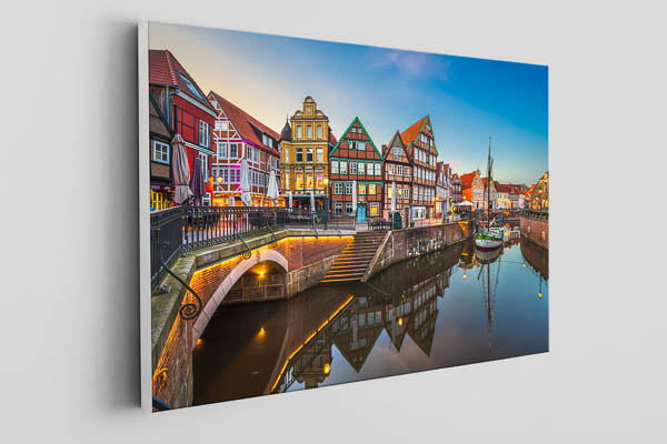 Leinwand | Historischer Hafen in Stade