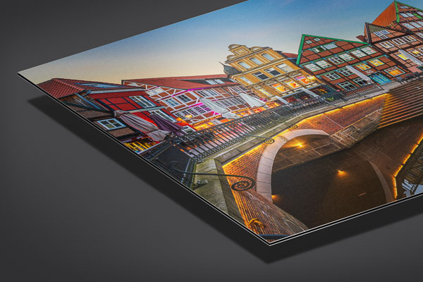 Alu-Dibond | Historischer Hafen in Stade