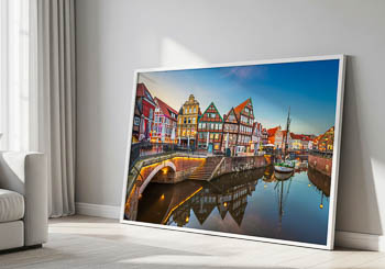 Wall Art | Historic harbor in Stade