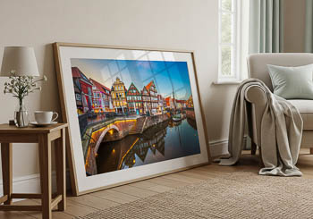 Wall Art | Historic harbor in Stade