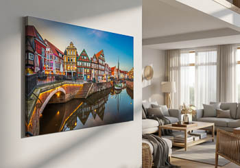 Wall Art | Historic harbor in Stade