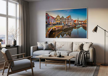 Wall Art | Historic harbor in Stade