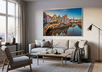 Wall Art | Historic harbor in Stade