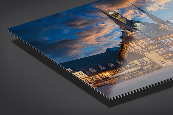 Acrylglas | Rathaus von Wernigerode bei Nacht