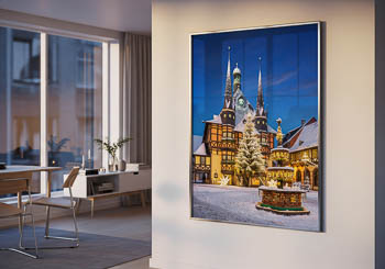 Wall Art | Town Hall of Wernigerode during winter