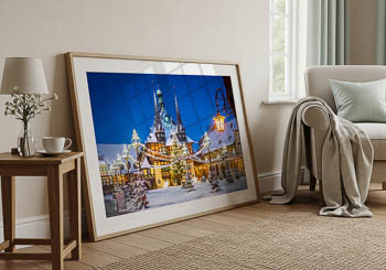 Wall Art | Town Hall of Wernigerode during winter