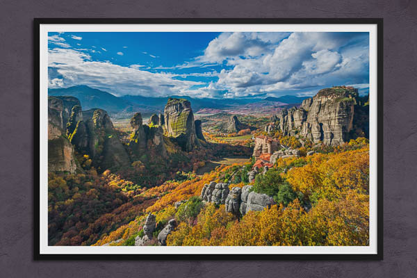 Poster / Kunstdruck | Meteora-Klöster in Griechenland