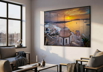 Wandbild | Sonnenuntergang auf Santorin in Griechenland