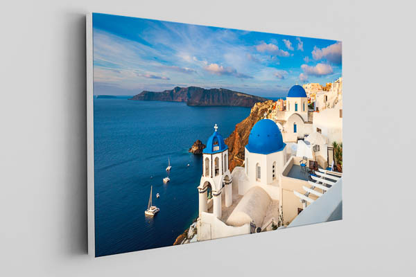 Leinwand | Santorin in Griechenland an einem sonnigen Tag