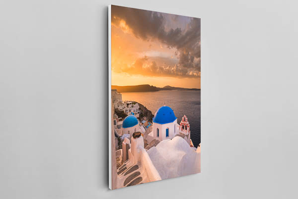 Leinwand | Sonnenaufgang auf Santorin in Griechenland