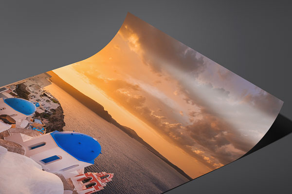 Kunstdruck / Poster | Sonnenaufgang auf Santorin in Griechenland