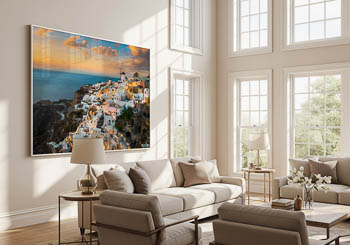 Wall Art | Sunset on Santorini in Greece