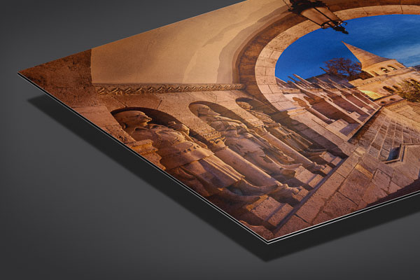 Metal Print | Fishermans bastion in Budapest at night