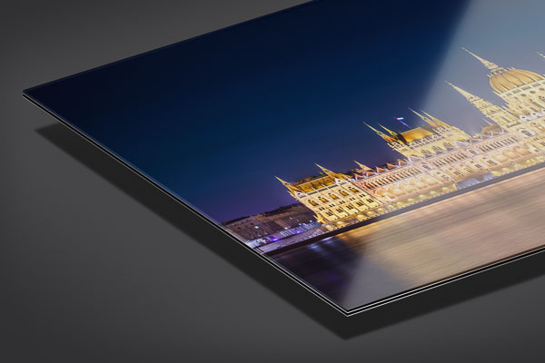 Acrylglas | Parlamentsgebäude in Budapest bei Nacht
