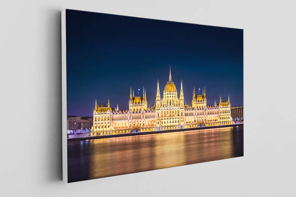 Leinwand | Parlamentsgebäude in Budapest bei Nacht