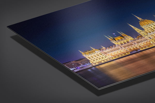 Alu-Dibond | Parlamentsgebäude in Budapest bei Nacht