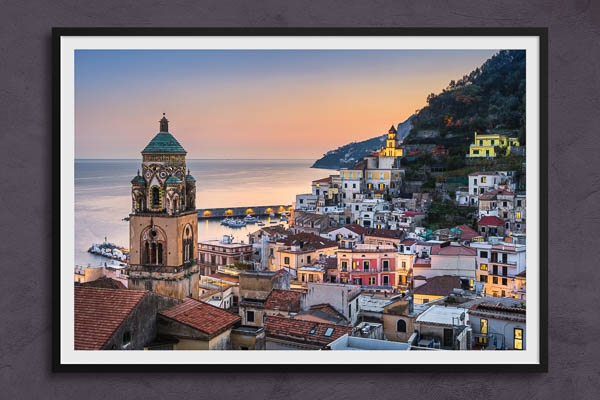 Fine Art Print | Sunset in Amalfi