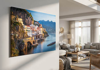 Wall Art | Morning view of Atrani on the Amalfi Coast