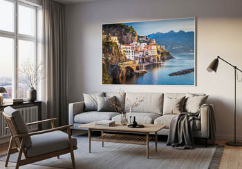 Wall Art | Morning view of Atrani on the Amalfi Coast