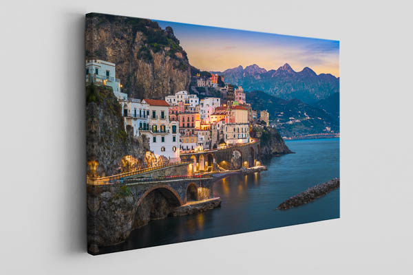 Canvas | Night in Atrani at the Amalfi Coast