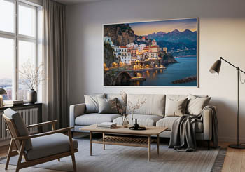 Wall Art | Night in Atrani at the Amalfi Coast