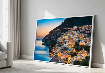 Wall Art | Sunset in Positano at the Amalfi Coast