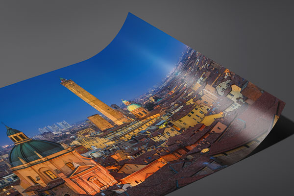 Fine Art Print | Night skyline of Bologna