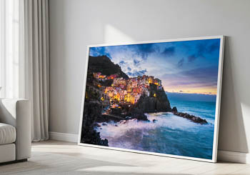 Wall Art | Manarola in Cinque Terre at night