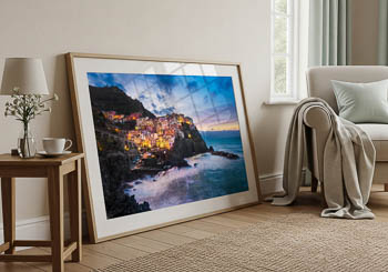 Wall Art | Manarola in Cinque Terre at night