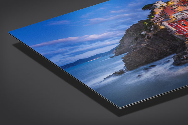 Metal Print | Riomaggiore in Cinque Terre by night