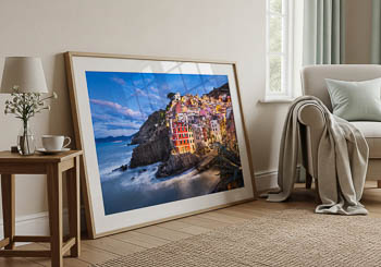 Wall Art | Riomaggiore in Cinque Terre by night