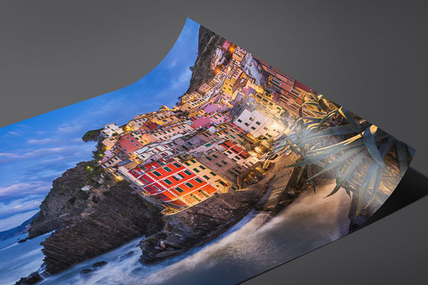 Fine Art Print | Riomaggiore in Cinque Terre by night
