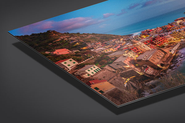 Alu-Dibond | Abends in Vernazza in Cinque Terre