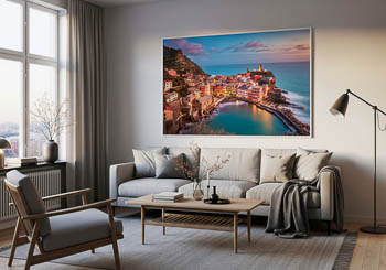 Wall Art | Evening in Vernazza in Cinque Terre