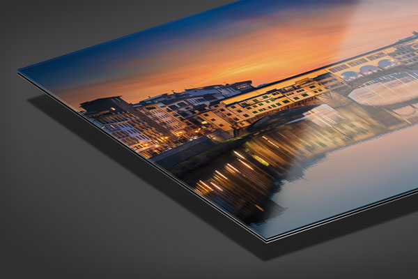 Acrylglas | Sonnenaufgang am Ponte Vecchio in Florenz