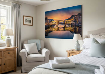 Wall Art | Sunrise at the Ponte Vecchio in Florence