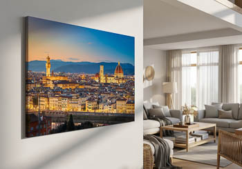 Wall Art | Sunset skyline of Florence