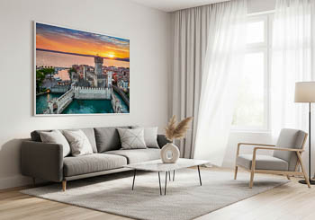 Wall Art | Scaliger Castle in Sirmione on Lake Garda