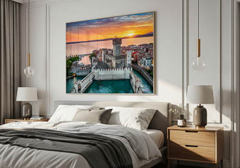 Wall Art | Scaliger Castle in Sirmione on Lake Garda