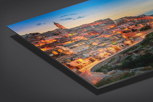 Metal Print | Sunset in Matera